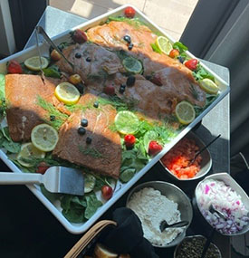 Smoked salmon
